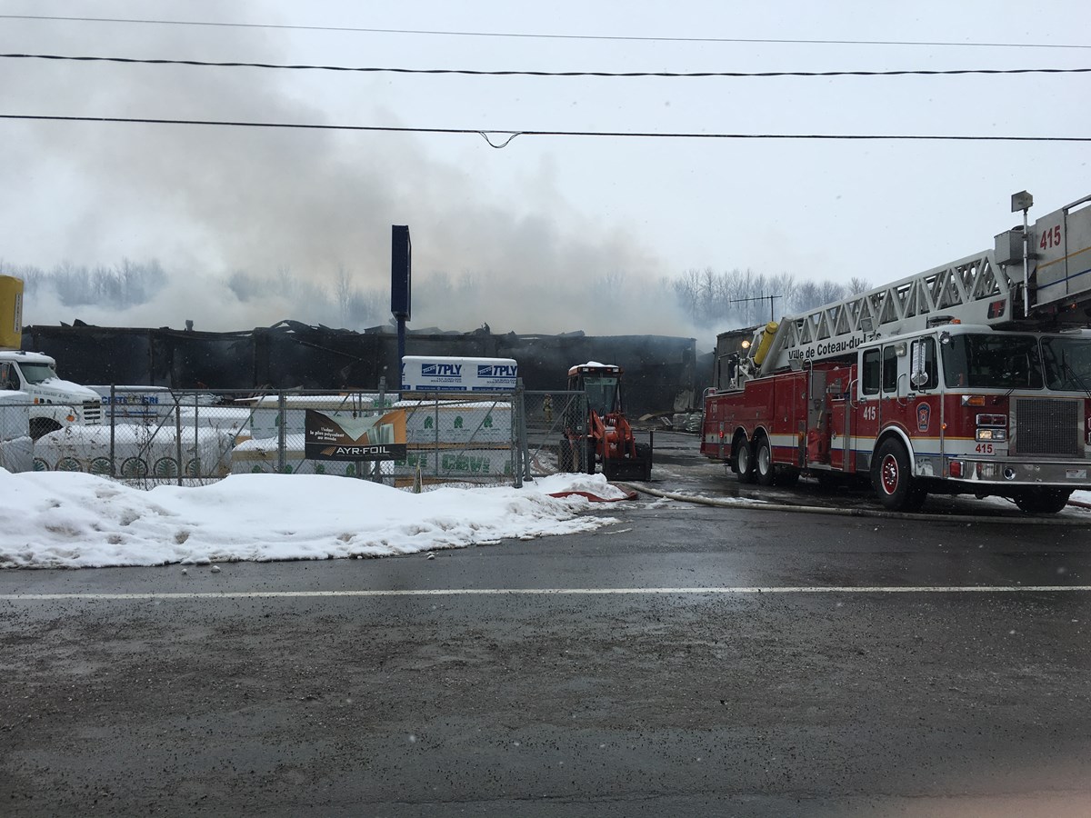 Incendie majeur aux Cèdres