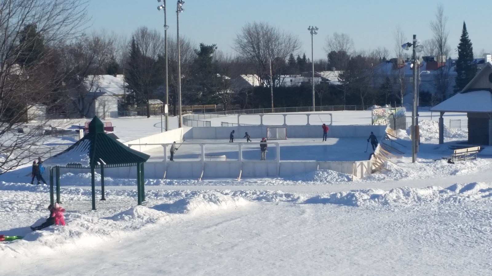 Enfin les patinoires extérieures sont prêtes!