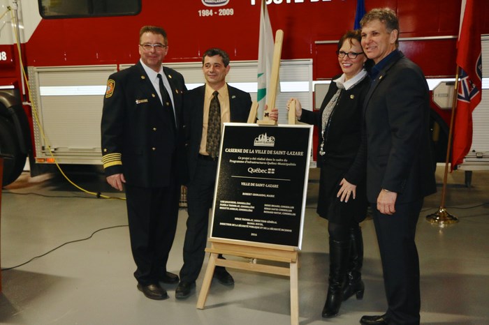 Inauguration de la nouvelle caserne des pompiers de Saint-Lazare