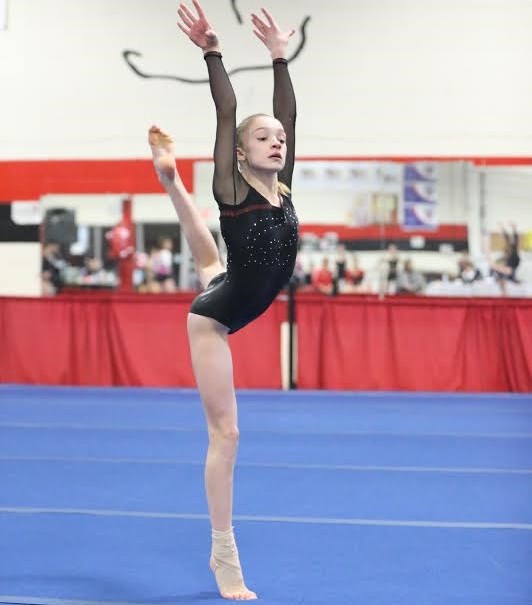 Alexandra Goulet en route vers Élite Canada Gymnastique