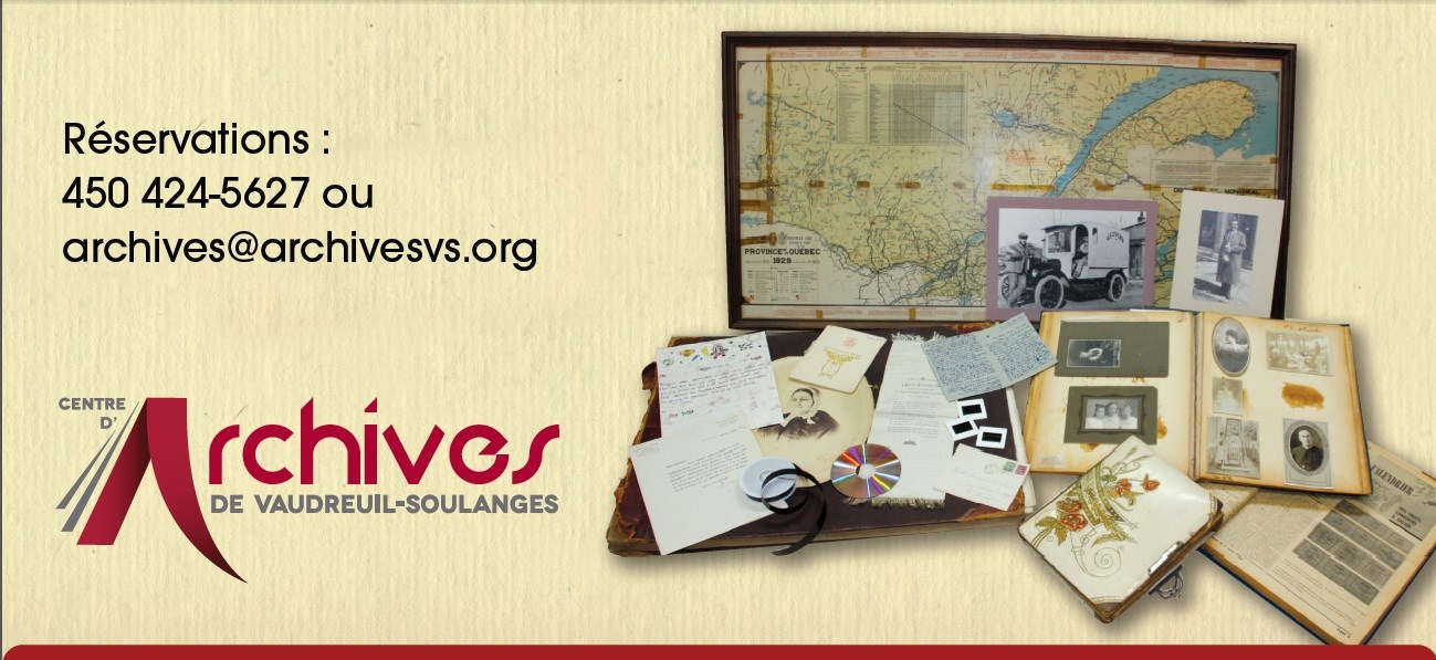 Nouvelle conférence au Centre d’archives de Vaudreuil-Soulanges