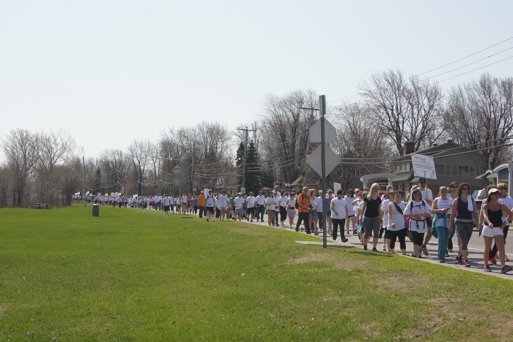 La marche de soins palliatifs de Vaudreuil-Soulanges fête sa cinquième édition