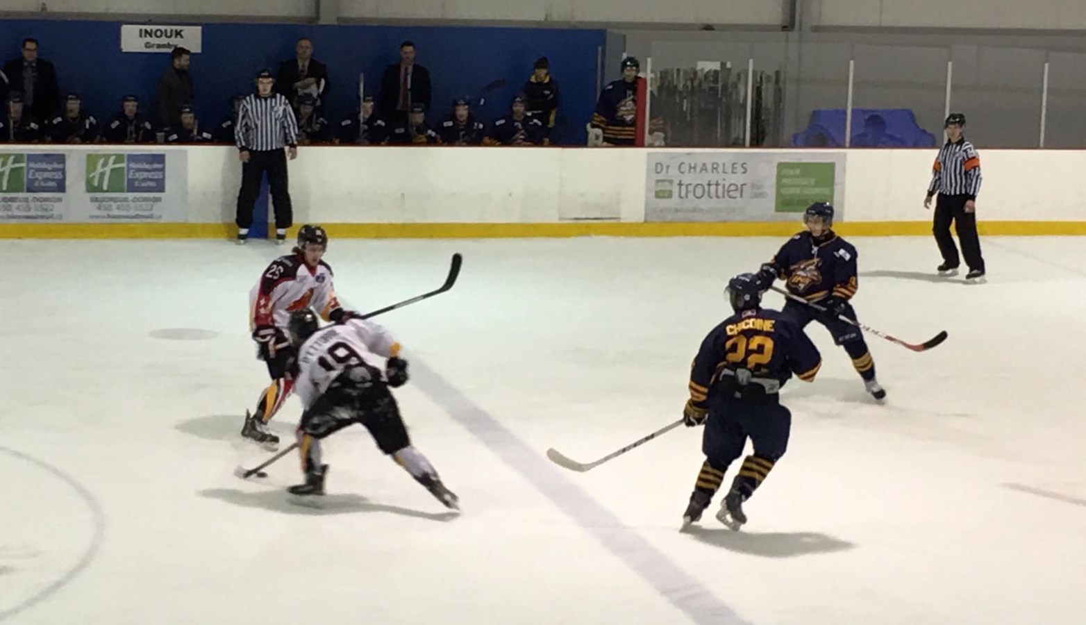 Vaudreuil-Dorion et Valleyfield perdent leur premier match