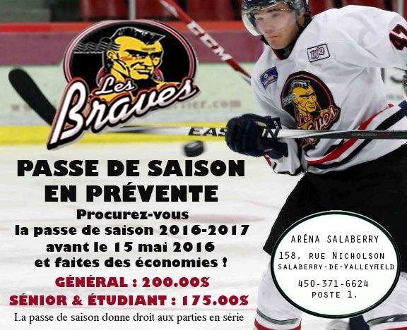 Prévente de passe de saison pour les Braves