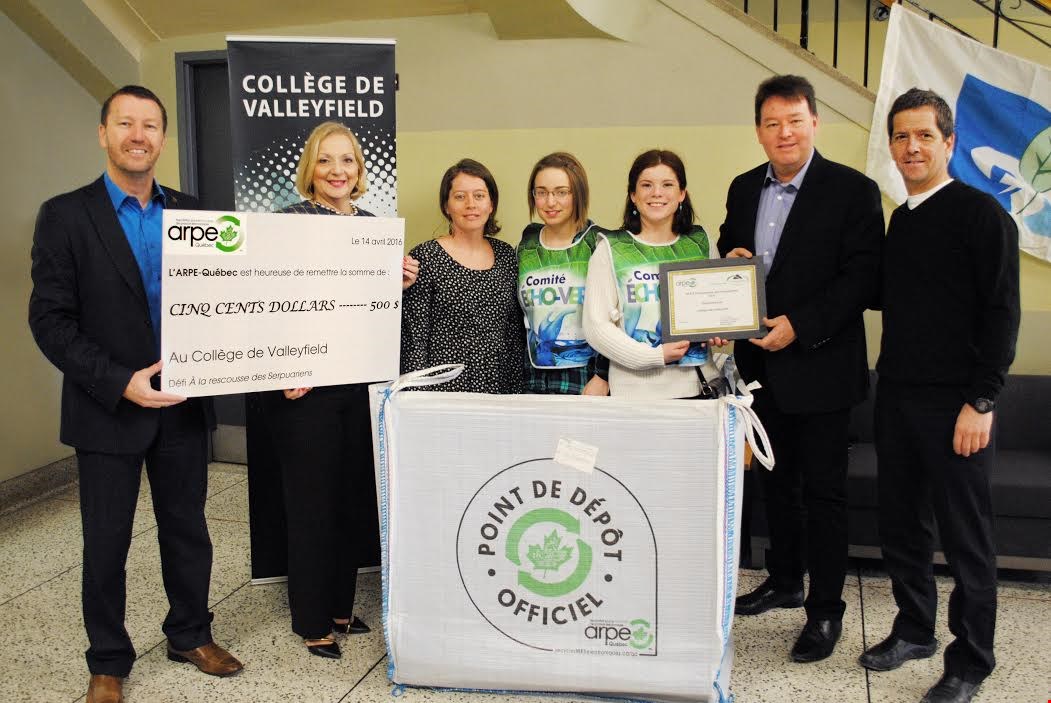Une deuxième place en environnement pour le Collège de Valleyfield