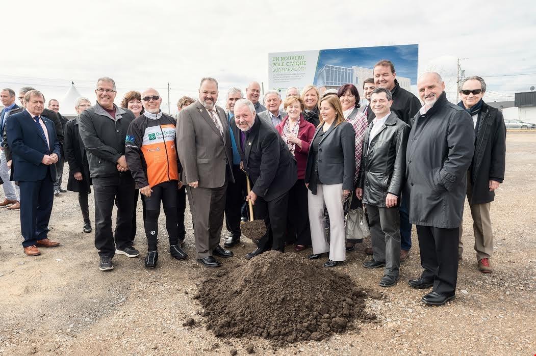 Début des travaux au Pôle civique régional de la MRC de Vaudreuil-Soulanges