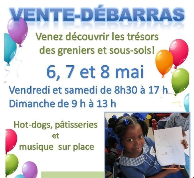 Une vente de garage pour aider des jeunes Haïti