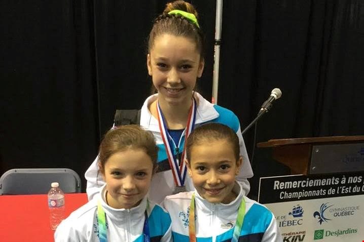 Gymini remporte quatre médailles aux championnats de l'est du Canada