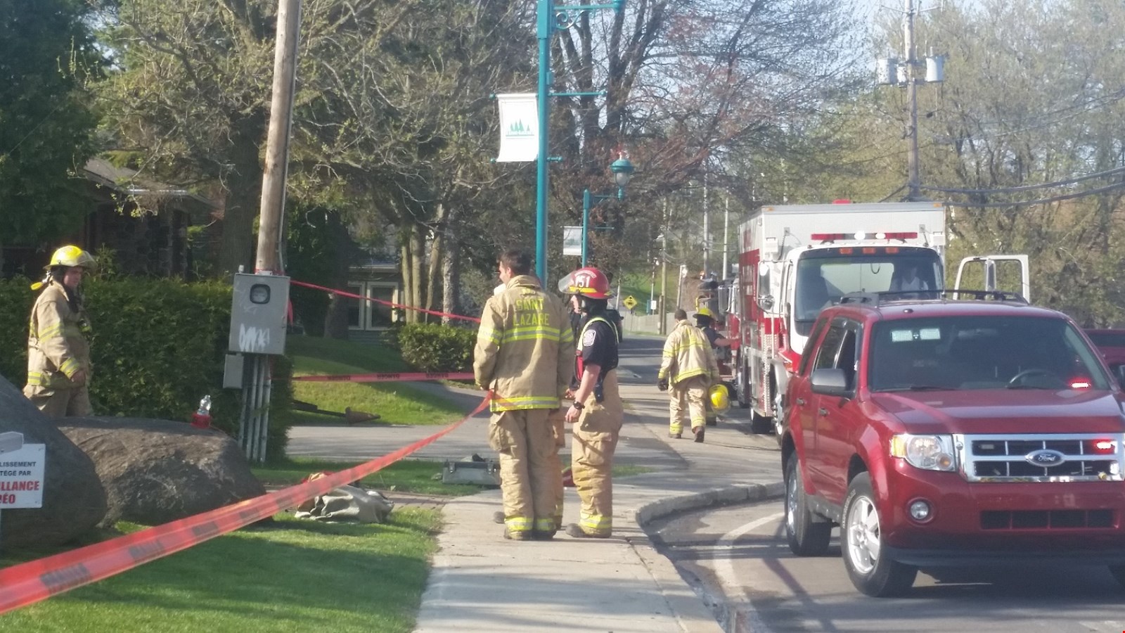 Incendie au coeur de Saint-Lazare
