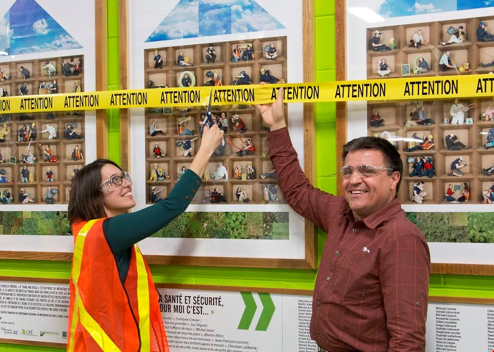 Un projet de médiation culturelle mené à l’usine Norampac de Vaudreuil-Dorion