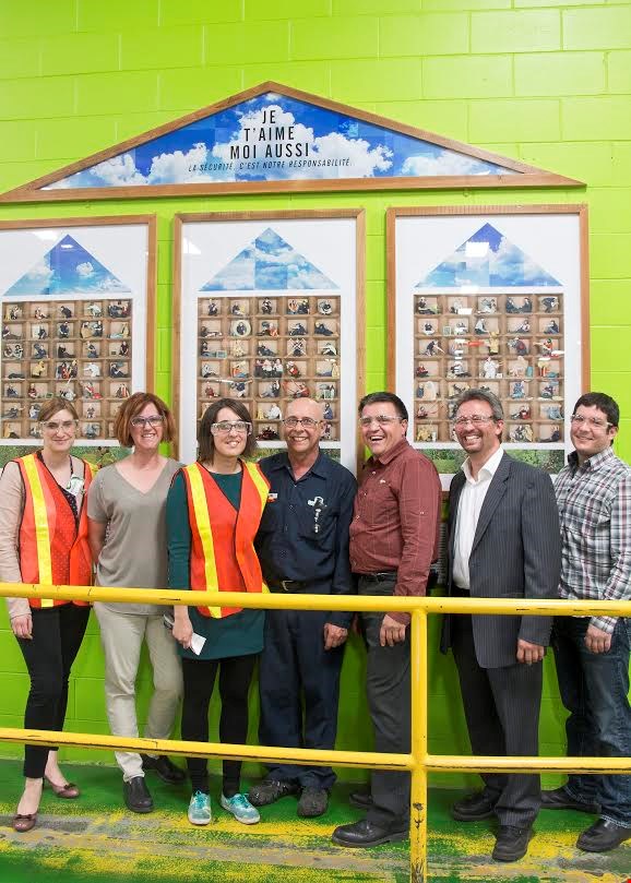 Un projet de médiation culturelle mené à l’usine Norampac de Vaudreuil-Dorion