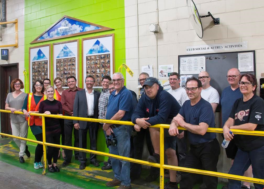 Un projet de médiation culturelle mené à l’usine Norampac de Vaudreuil-Dorion