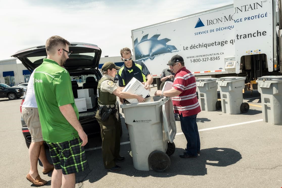 Succès de la journée de déchiquetage dans Vaudreuil-Soulanges