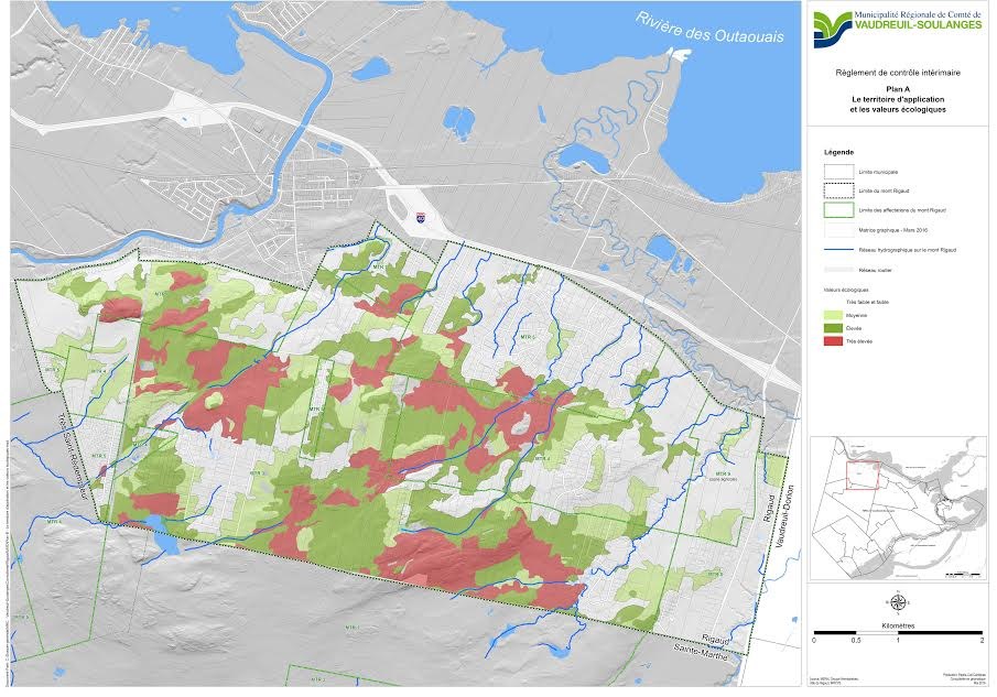 La Ville de Rigaud va de l’avant avec le projet de développement responsable et durable du mont Rigaud