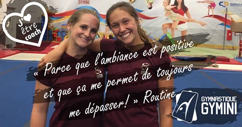 Le Club de gymnastique Gymini recherche des entraîneurs