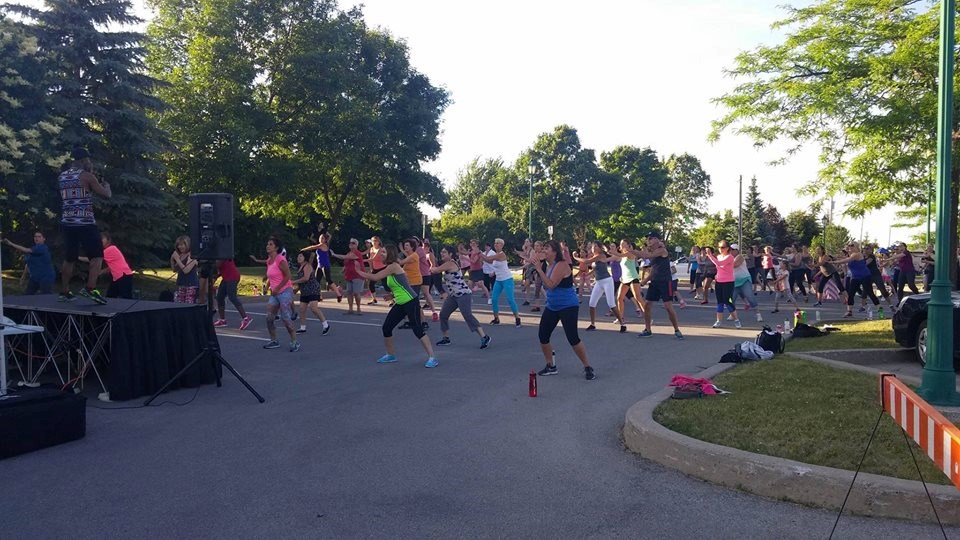 Zumba en plein air à Notre-Dame-de-l'Île-Perrot 