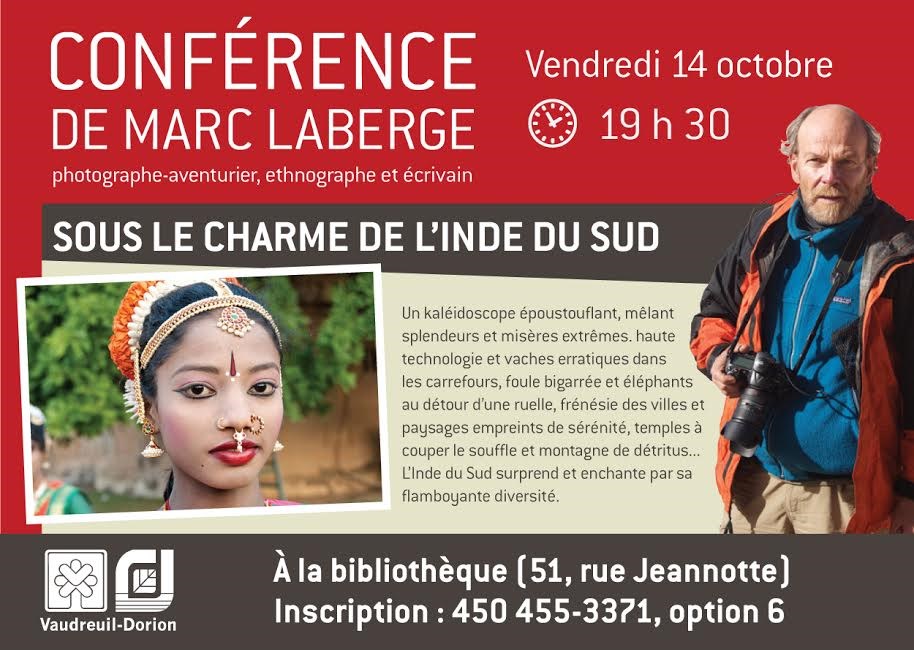 Soirée-conférence voyage avec Marc Laberge