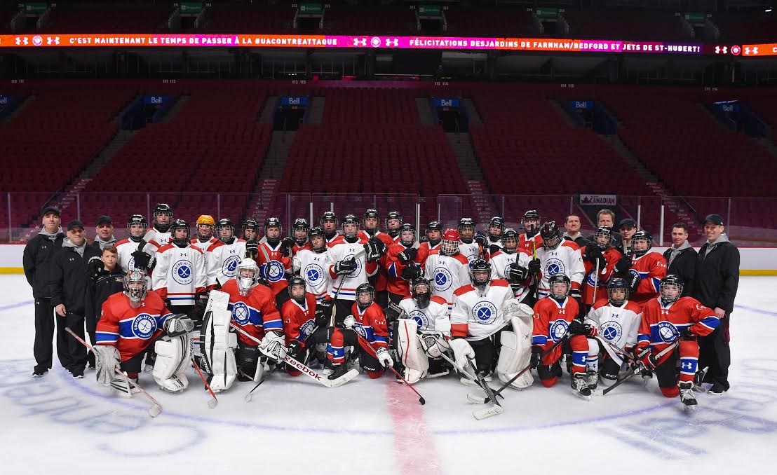 Les équipes bantam invités à s'inscrire un concours pour jouer au Centre Bell