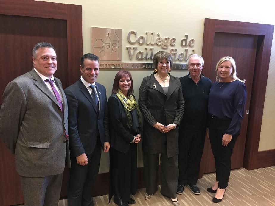 Le Collège de Valleyfield reçoit la minsitre de l'enseignement supérieur Hélène David