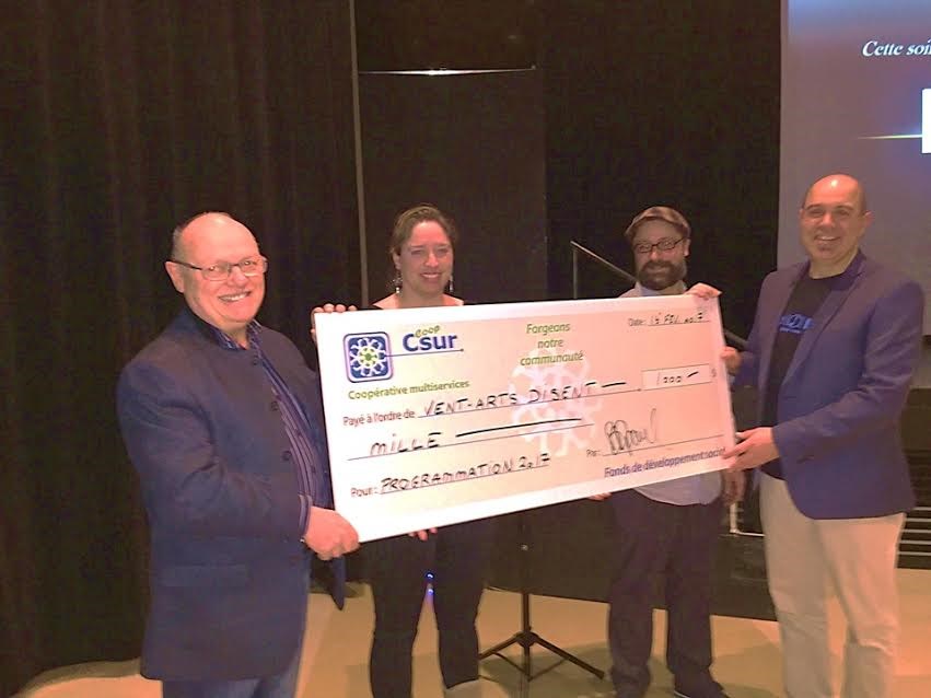 La COOP CSUR soutient Vent-Arts