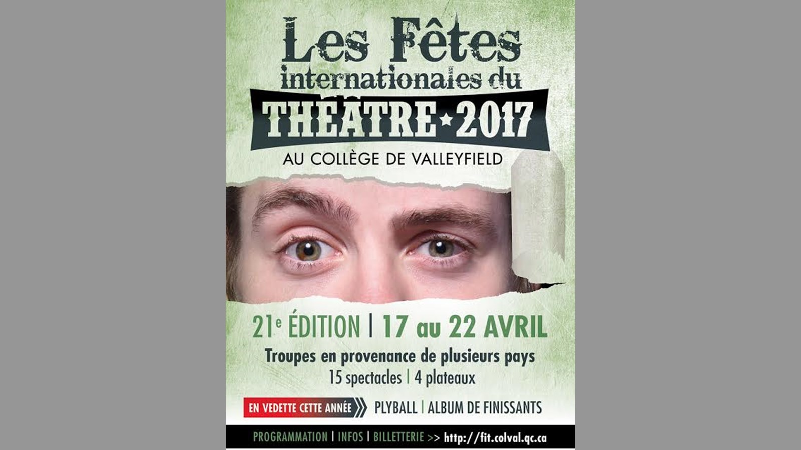 Le Collège de Valleyfield célèbre le théâtre international