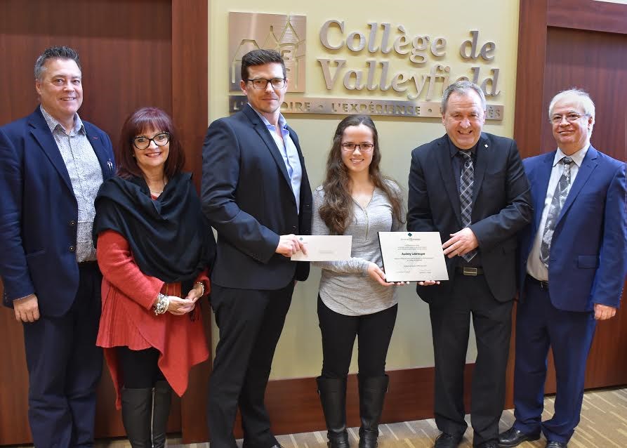 Le Collège de Valleyfield compte une nouvelle boursière