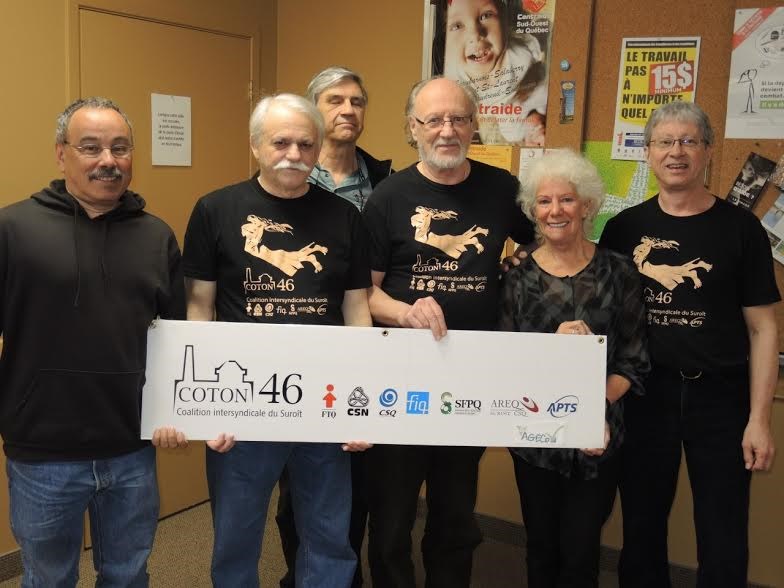 COTON-46 en appui aux grévistes de la CEZinc.