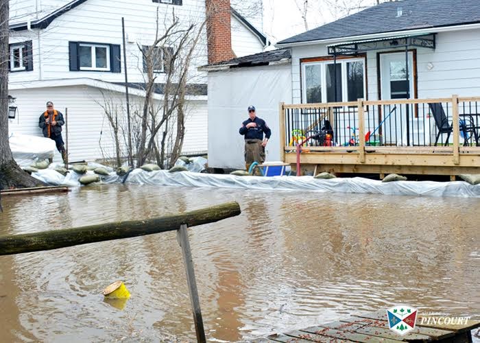 La Ville de Pincourt n'est pas épargnée par les inondations