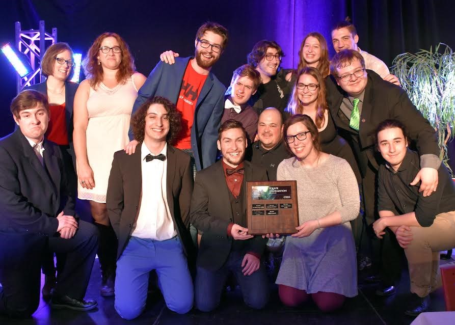 Équipe Animation : Tous les membres de l’équipe de Cégeps en spectacles qui ont remporté le prix de « l’Équipe d’animation de l’année».