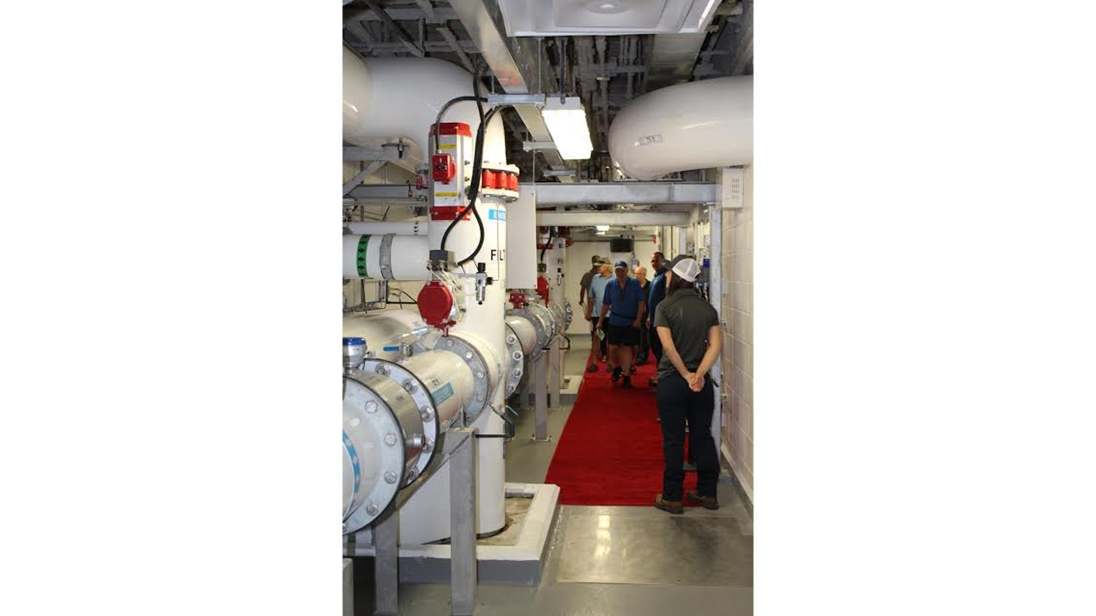 Près de 700 personnes ont visité l'usine de filtration des eaux de Vaudreuil-Dorion.