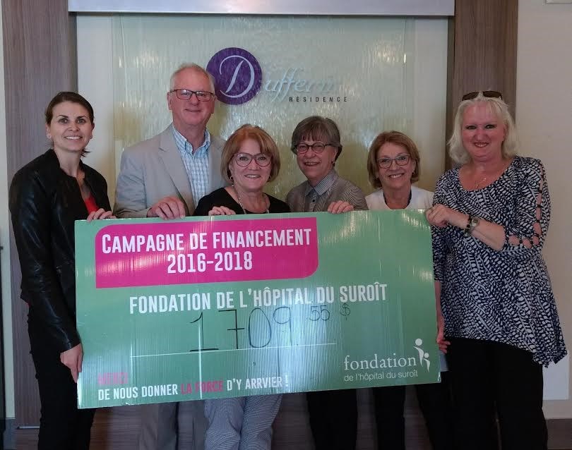 Un dîner spaghetti rapporte 1 709.55$ à la Fondation de l’Hôpital du Suroît