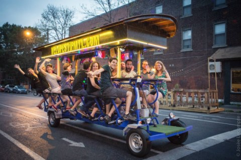 1 vélo, 18 personnes: le vélo festif arrive en ville