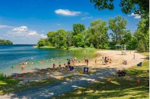 La plage du Parc régionale des Îles-de-Saint-Timothée restera fermée