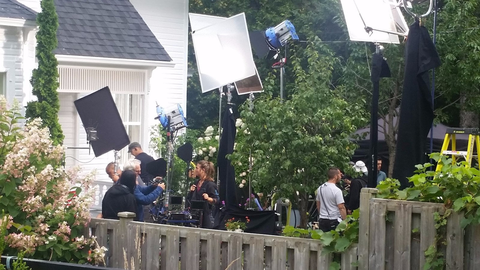 Hudson se transforme en plateau de tournage ce weekend