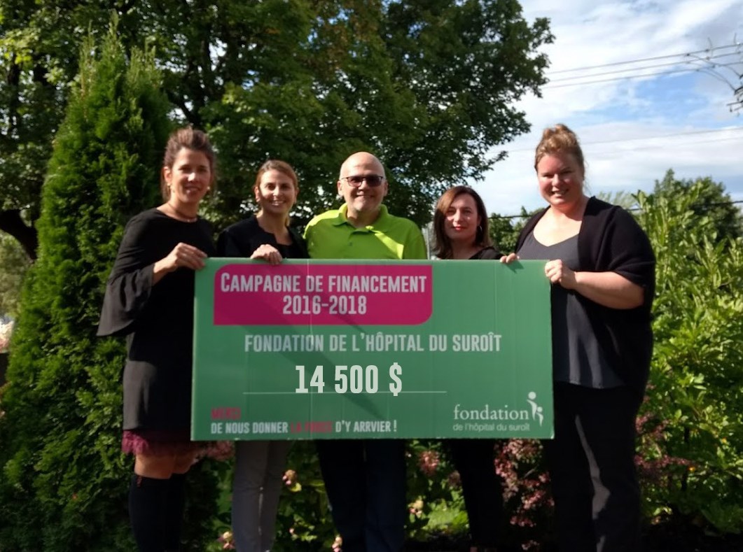 14 500 $ pour la santé de l'hôpital du Suroît