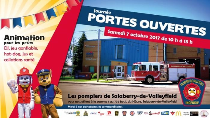 Portes ouvertes à la caserne de Salaberry-de-Valleyfield 