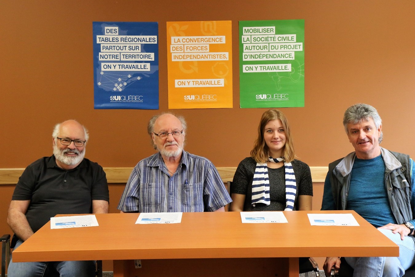 Arrêt à Salaberry-de-Valleyfield pour le OUI Québec 