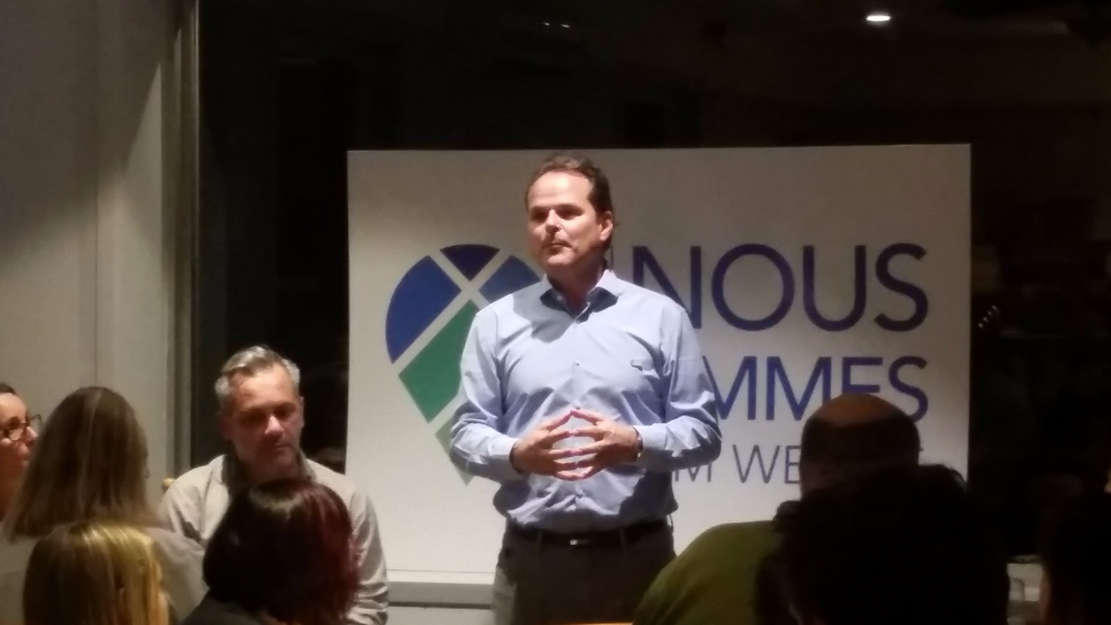 Pierre Séguin invite les électeurs chez Dick Ledoux