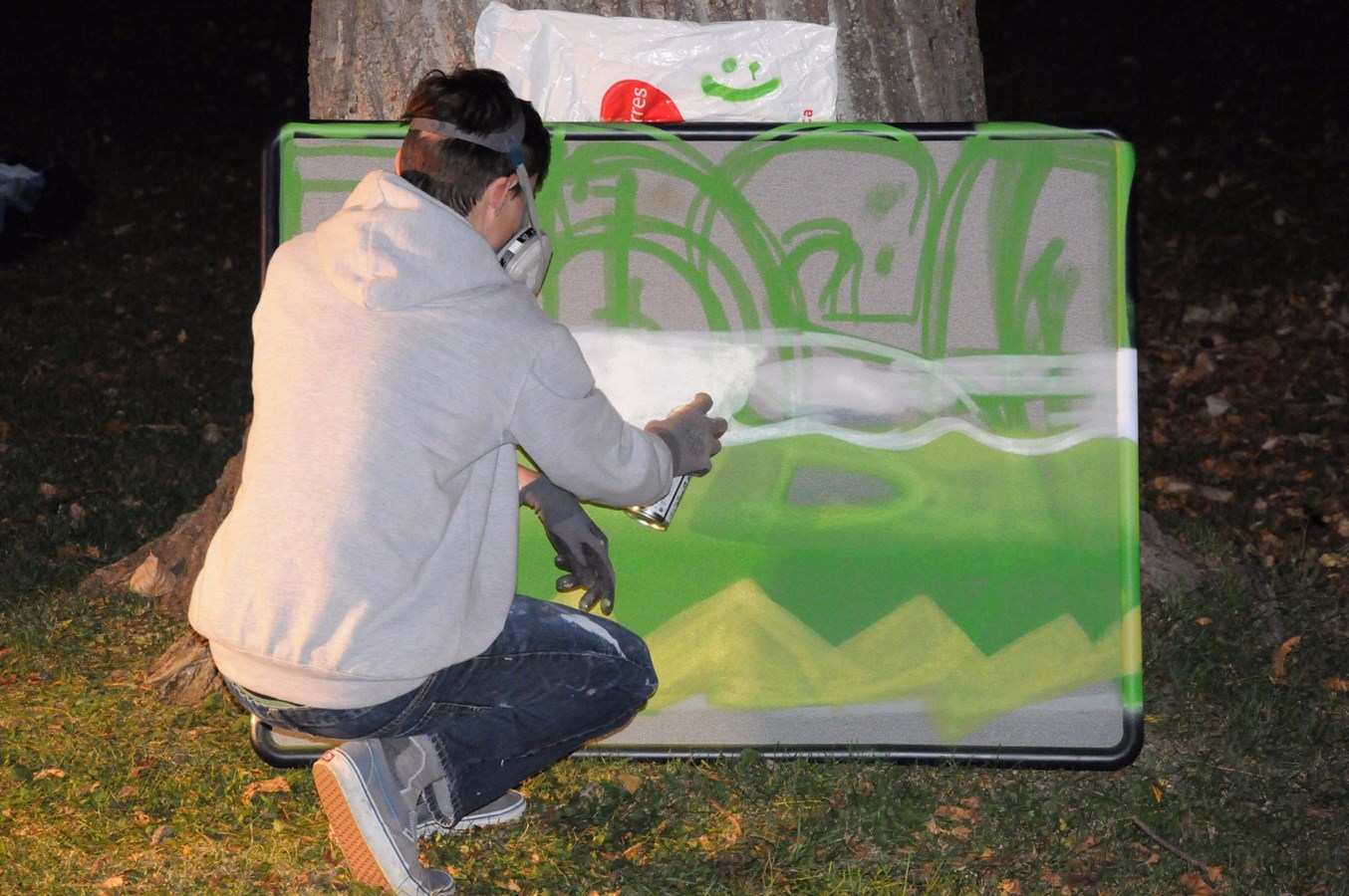 Le parc de la Maison-Valois s'anime pour la Nuit des Sans-Abri
