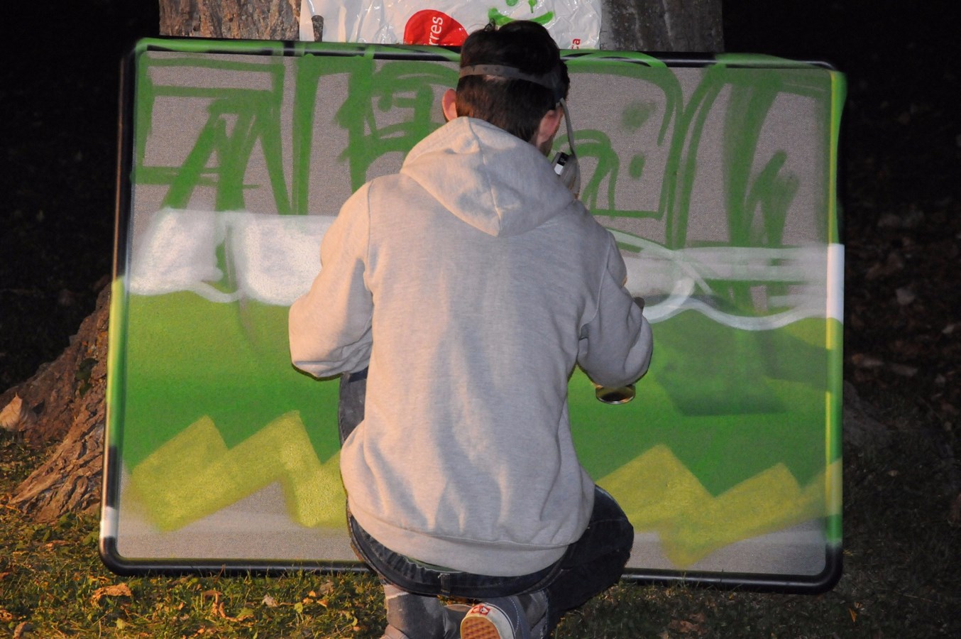 Le parc de la Maison-Valois s'anime pour la Nuit des Sans-Abri