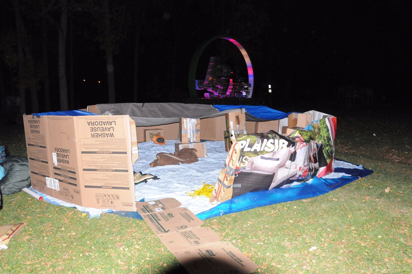 Le parc de la Maison-Valois s'anime pour la Nuit des Sans-Abri