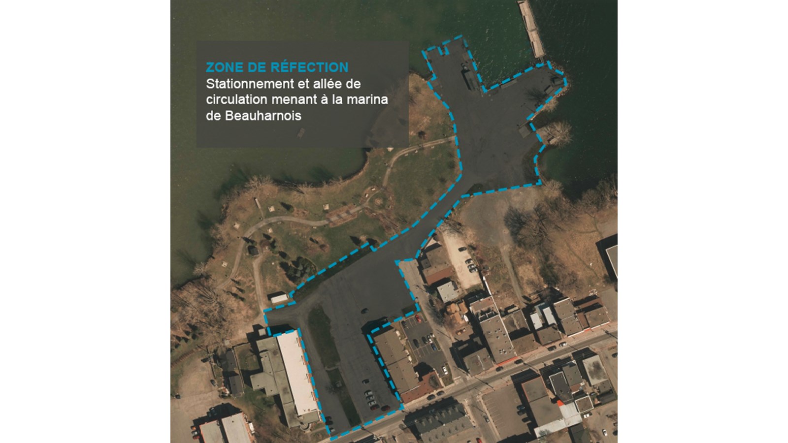 Réfection du stationnement et de l’allée de circulation  