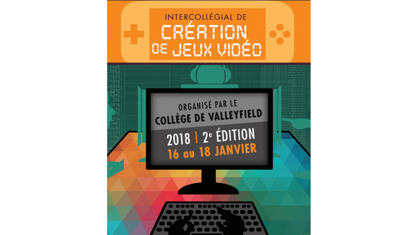 L'Intercollégial de création de jeux vidéo revient au Collège de Valléfield