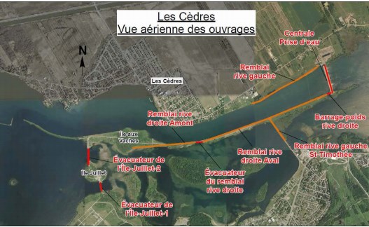  Projet de réfection de la digue de la centrale des Cèdres : le BAPE de passage à Les Cèdres