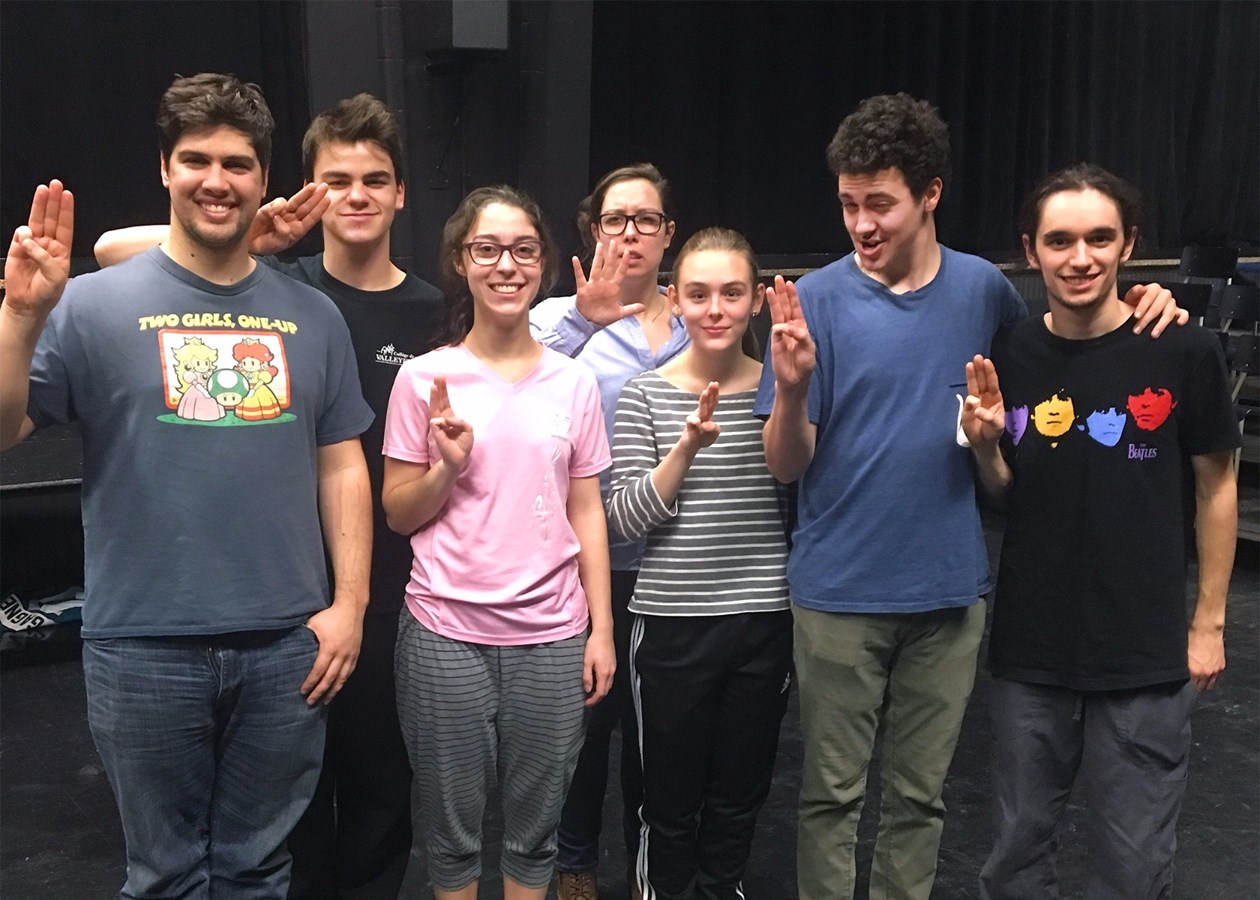 Jean-Philippe Comtois, Nicolas Masse, Élodie Gagné, Cyndi Trudel-Haineault, entraîneure, Jade L’Heureux, Vincent Pomerleau et Phlippe St-Arnaud.