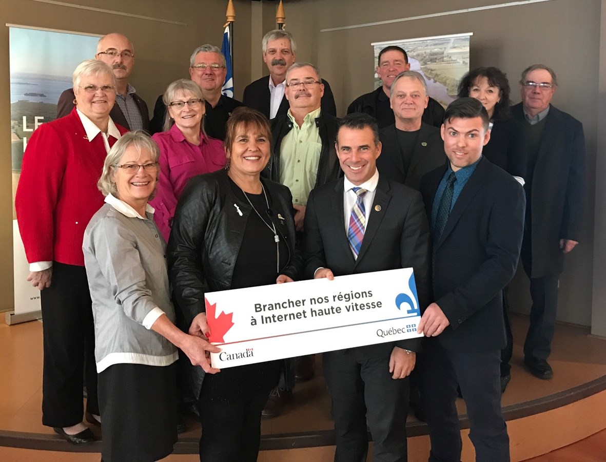 14 municipalités du Haut-Saint-Laurent pourront bénéficier d'internet à haut débit