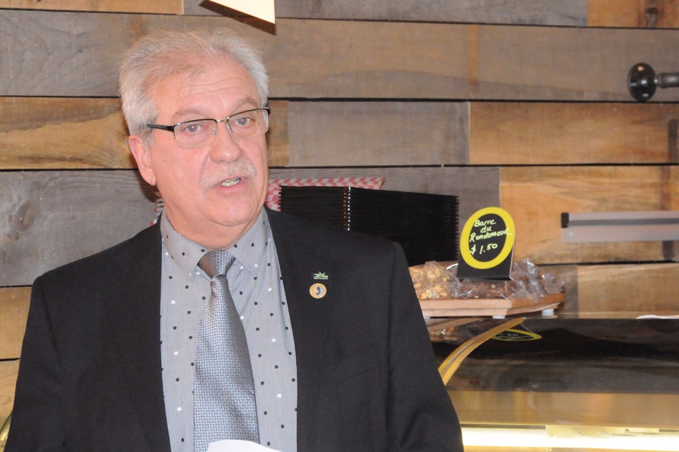 M. Jean-Yves Poirier, président du CACVS et maire de Saint-Polycarpe.