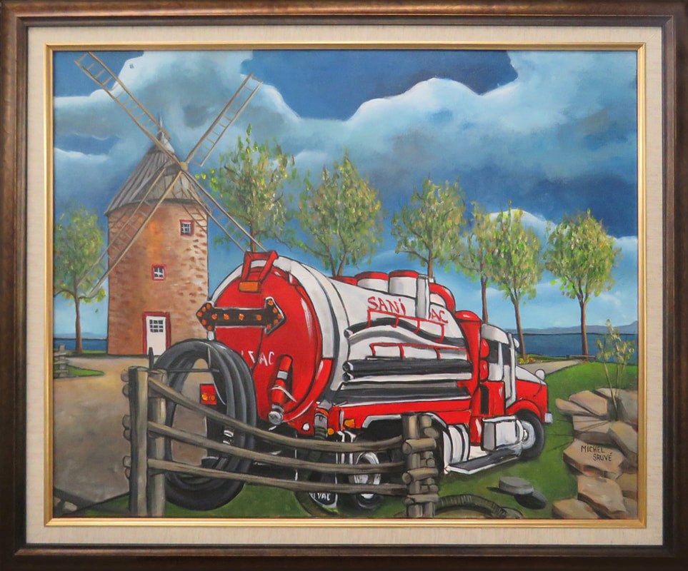 Michel Sauvé, artiste peintre jumelé à Sanivac