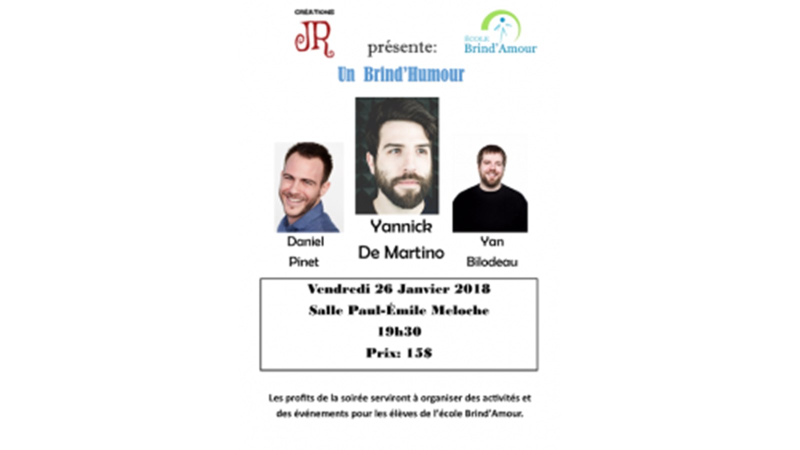 De minis-entrepreneurs vous proposent une soirée toute en humour