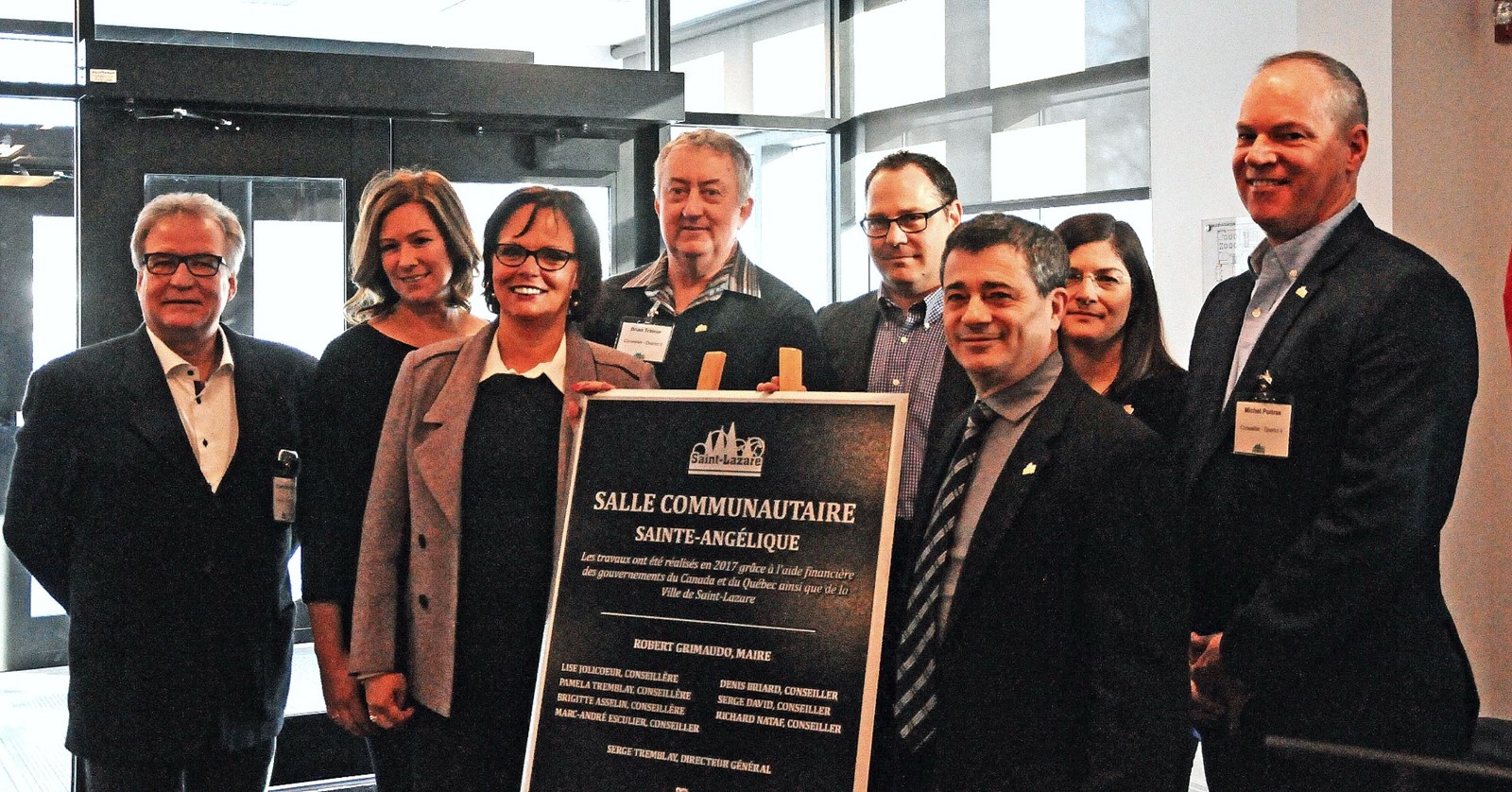 La Ville de Saint-Lazare inaugure sa nouvelle salle communautaire